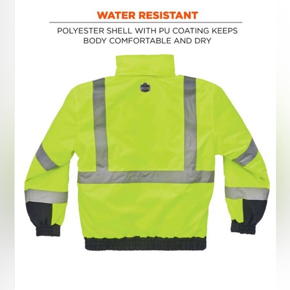 NIB ergodyne quilted bomber work coat - Picture 2 of 5